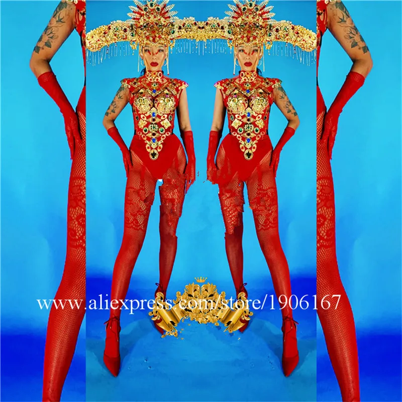 Women's Chinese style New Year's Day costumes dance team women's performance costumes02