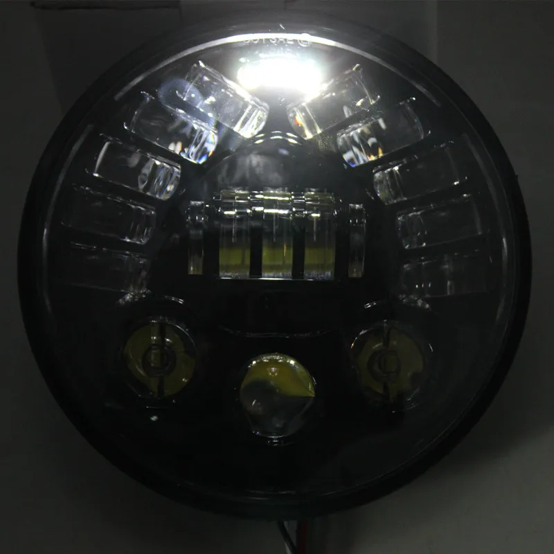Адаптивсветодиодный светодиодная фара модель 8790 Адаптивная " круглый светодиодные фары для мотоциклов