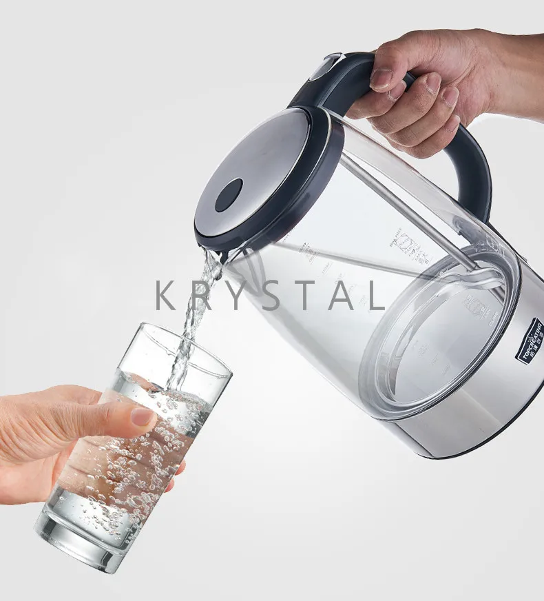 220V Electric Kettle Glass Water | Household Stainless Water Kettle | with Temperature Control Chip keydiy unlocked brand new auto 48 chip megamos crypto transponder blank copy car key chip kd high quality 48 glass tubular chip