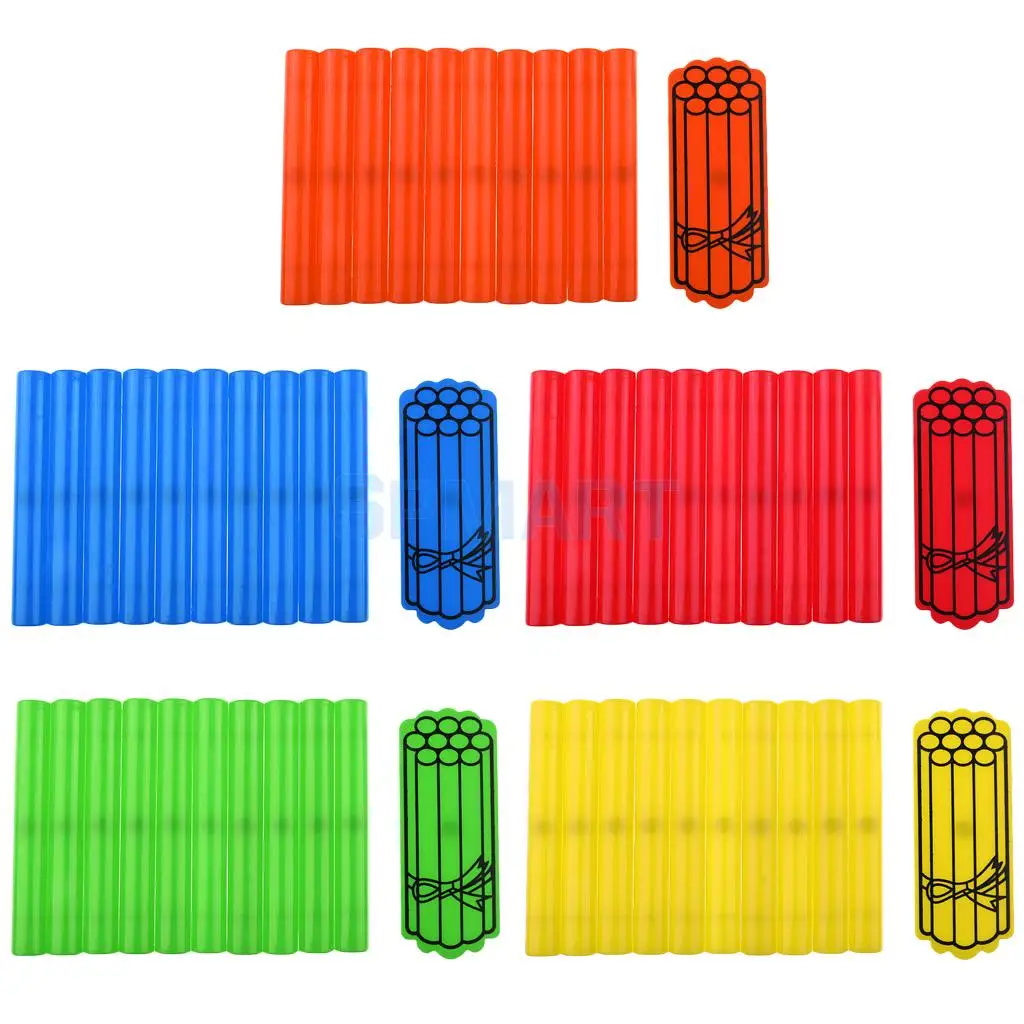 10pcs Colorful Counting Sticks Counting Rods for Kids