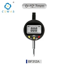 Цифровой индикатор Электронный микрометр цифровой 0-12,7 мм высокой точности 0,01 мм Наберите указателю с розничной короб