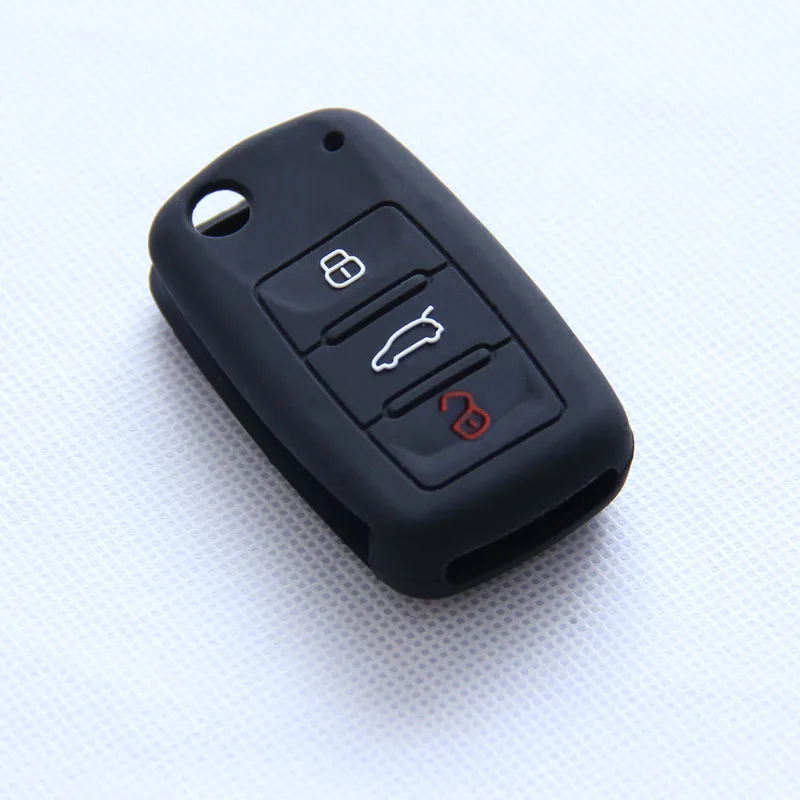 Чехол для ключа автомобиля VW POLO Golf 4 5 6 Passat B5 B6 Touran Bora Caddy Tiguan Jetta T5 Touareg Beetle Volkswagen Seat
