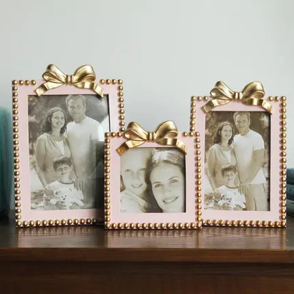 

Creative bowknot photo frame home decoration ornaments studio photo frame