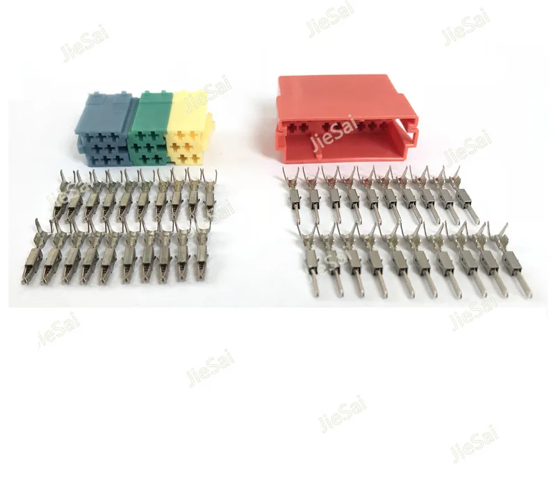 Universal Female Male ISO Radio Connector ISO Adapter Connector Car