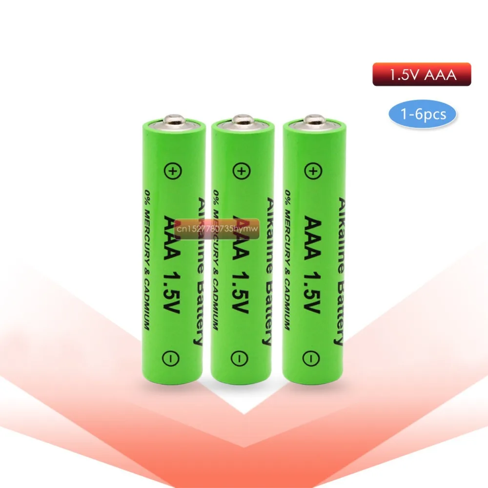 1-6 шт бренд 2100mah 1,5 V AAA щелочная батарея AAA аккумуляторная батарея для дистанционного управления игрушечный светильник Batery