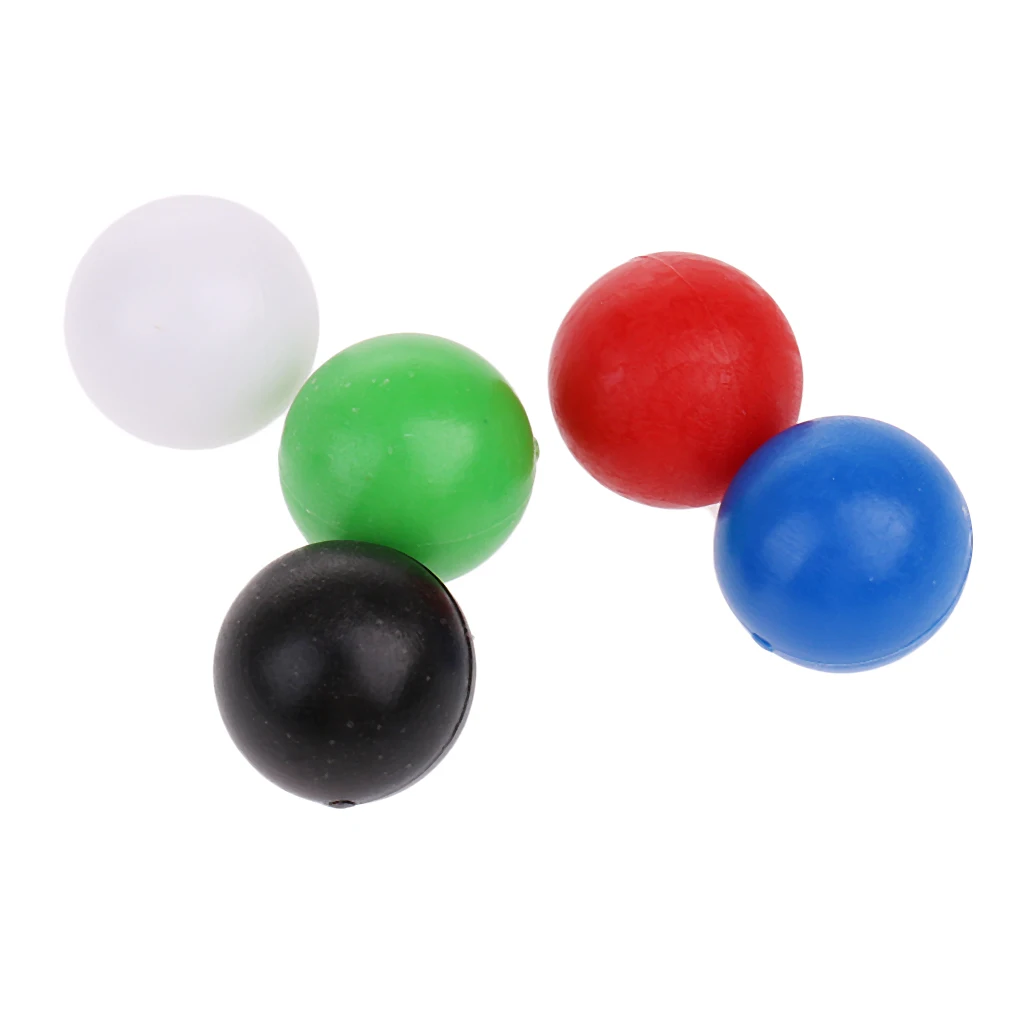 60Pcs Multi-color 1cm Durable Plastic Balls for Wooden Connecting Four Balls in A Line Game Board Game For Kids Children Adult 