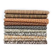 Современный стиль Классическая деревянная зернистая искусственная кожа, ПУ, ткань для сумки и ноутбука ручной работы кожаные материалы A76