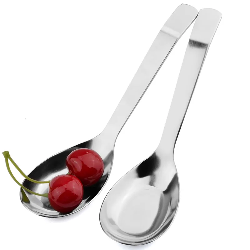 

New Arrival Stainless Steel Chinese Style Soup Spoon Round Shape Large Size Coffee Teaspoon Polishing Cutlery Dinnerware Tools