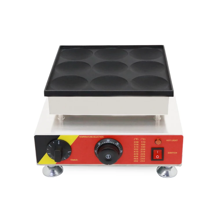 

Free shipping high quality poffertjes grill machine snack bakery equipment pancake maker with CE