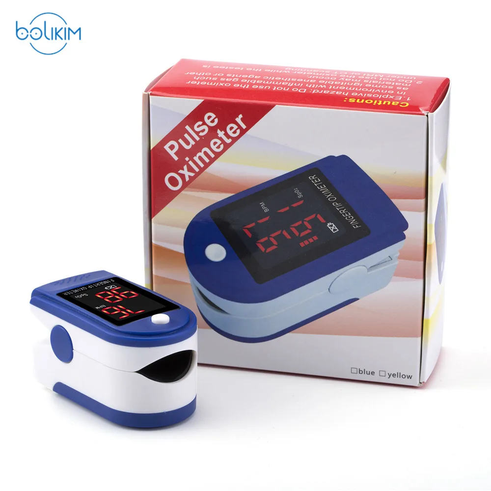 

BOLIKIM Finger Clamp Oximeter Finger Type Pulse Oxygen Saturation Monitor Finger Oxygen Meter Heart Rate Instrument Oximeter