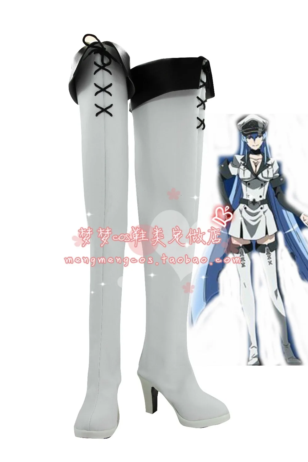 Akame ga KILL! Esdese Esdeath/Обувь для костюмированной вечеринки Сапоги на заказ 2733 |