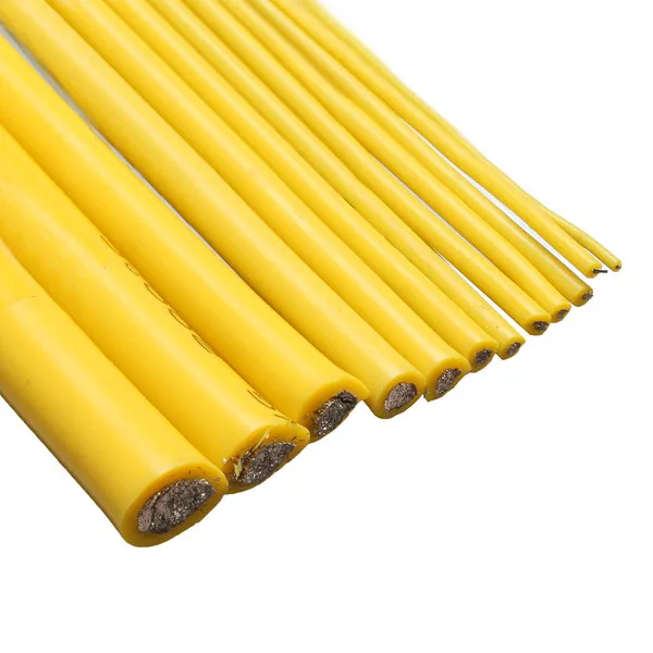 

Three meters 8/10/12/14/16/18/20/22/24/26 AWG Yellow Silicone Wire Cable SR Wire