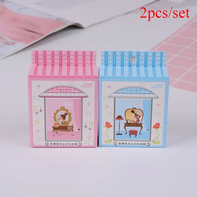 

100Pcs/lot Make Up Cosmetic Cotton Pads Wipe Pads Nail Art Cleaning Pads Soft Daily Supplies Facial Cotton Makeup Remover Tool