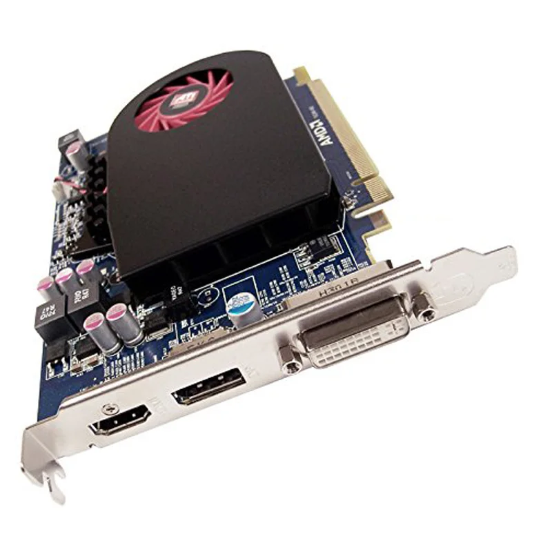  Original For HP Radeon HD 7670 Firebird3 1G GDDR5 Graphic Card PCIe x16 Video Card 695592-001 