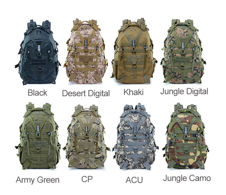Мужской военный тактический рюкзак, мужской Камуфляжный Рюкзак, армейская сумка для походов, кемпинга, охоты, альпинизма, спорта на открытом воздухе XA89D