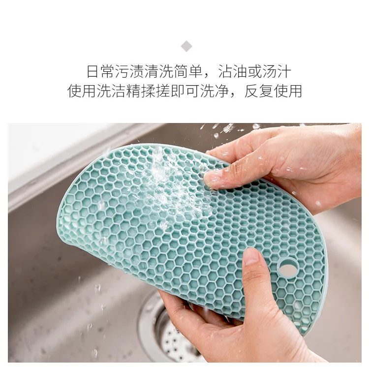 XSilicone Coaster cupдвусторонняя сотовая круглая подставка коврик теплоизолированная чаша коврик Домашний Декор Настольный экологически чистый