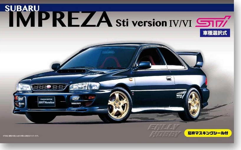 1/24 Subaru Wrx STI Panther R Iv/Us 03939