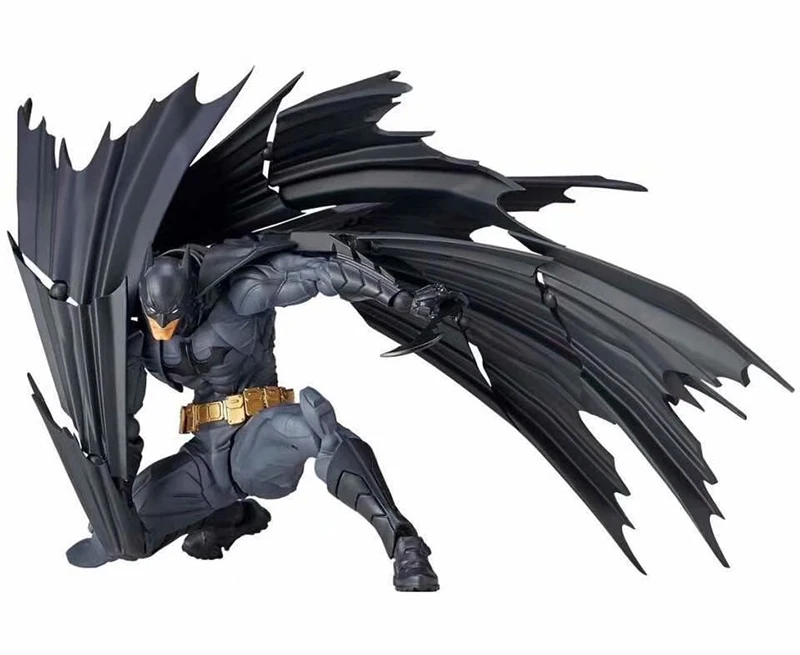 Revoltech Series Batman DC Comic Justice League Super Hero Batman Dark Knight Action Figure Brinquedos (12)