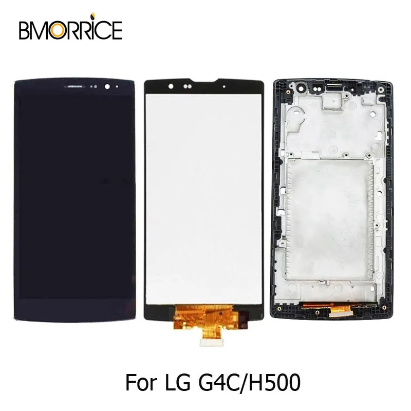 Оригинальный черный для LG G4c H500 H525N H525 H522Y H520Y сенсорный экран панель дигитайзер
