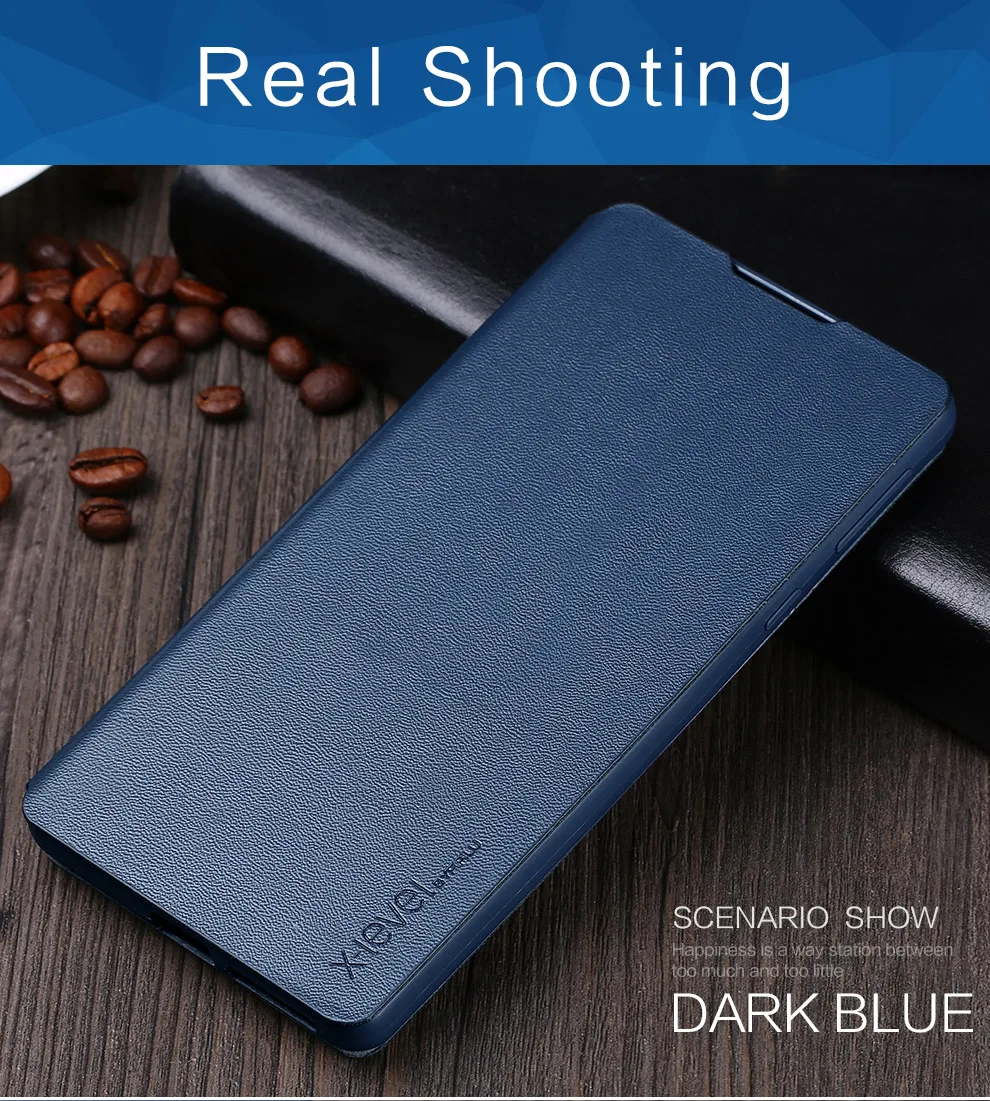 

X-Level Luxury Business PU Leather Phone Case for Sony Xperia XA XA1 Ultra Flip Cover for Sony Xperia XA1 Plus XZ XZS Case Cover