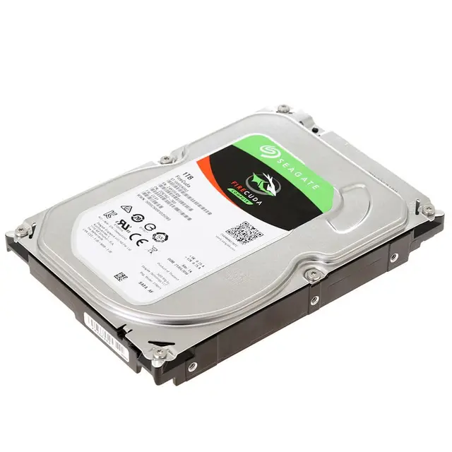 Seagate 1 ТБ FireCuda ST1000DX002 3,5-дюймовый игровой SSHD (твердотельный гибридный диск) 7200 об/мин SATA 6 ГБ/с кэш 64 МБ жесткий диск 4