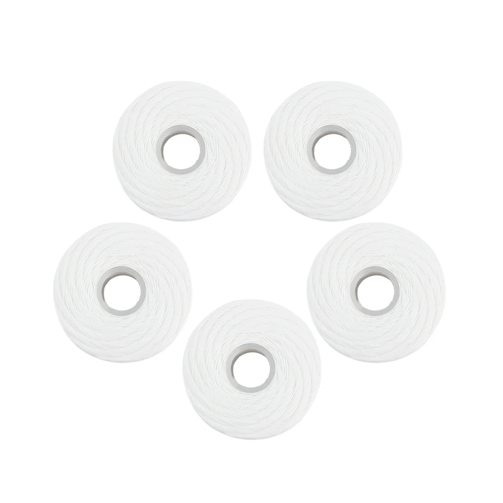 5 рулонов белый бамбуковый древесный уголь зубная нить встроенная катушка