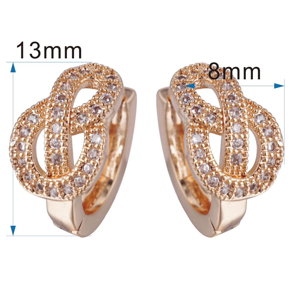 Бренд yunkingdom, серьги-кольца с кубическим цирконием и кристаллами для женщин, серьги из розового золота, круглые женские маленькие обручи