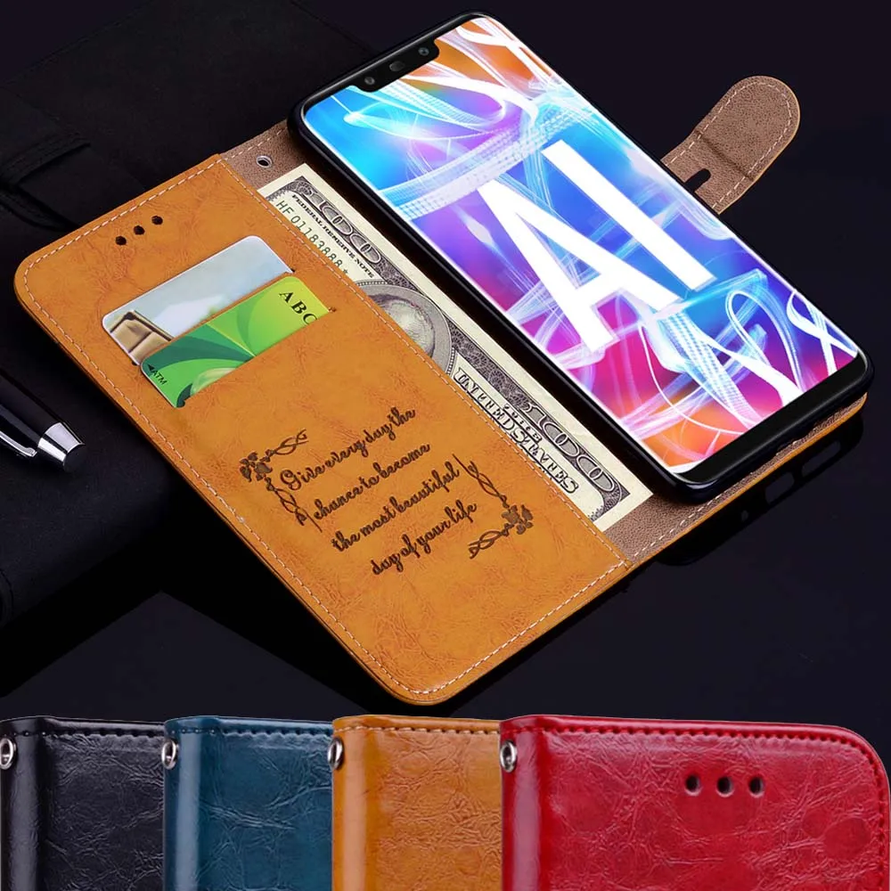 Чехол портмоне для samsung Galaxy A50 роскошный чехол с подставкой из искусственной кожи