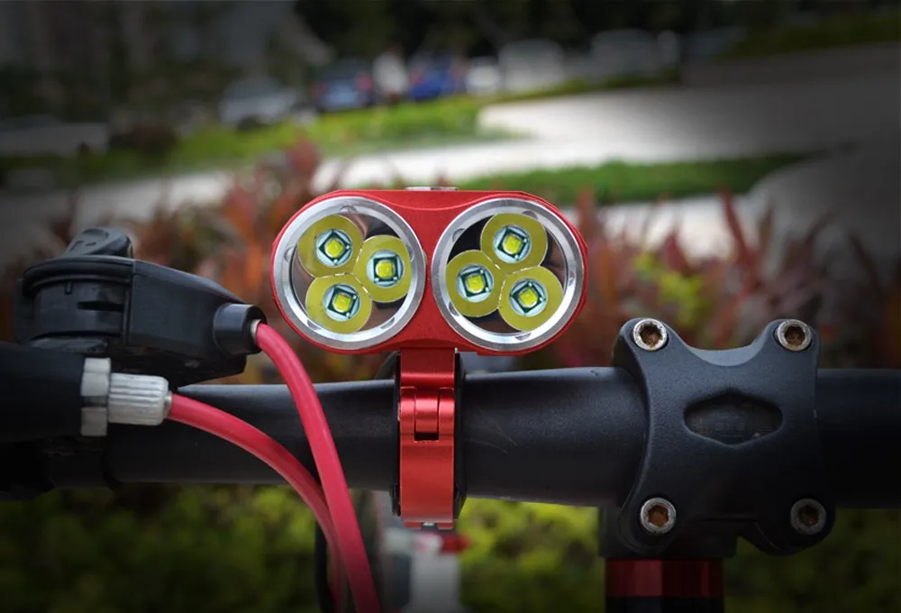 Sale Walkefire Bicycle Lamp Bike Light 10000LM 6 x XM-L T6 LED Bicycle Light 3 Modes 3 in 1 Dual Head Waterproof Bicycle Lamp 4 Sale Walkefire Bicycle Lamp Bike Light 10000LM 6 x XM-L T6 LED Bicycle Light 3 Modes 3 in 1 Dual Head Waterproof Bicycle Lamp 4