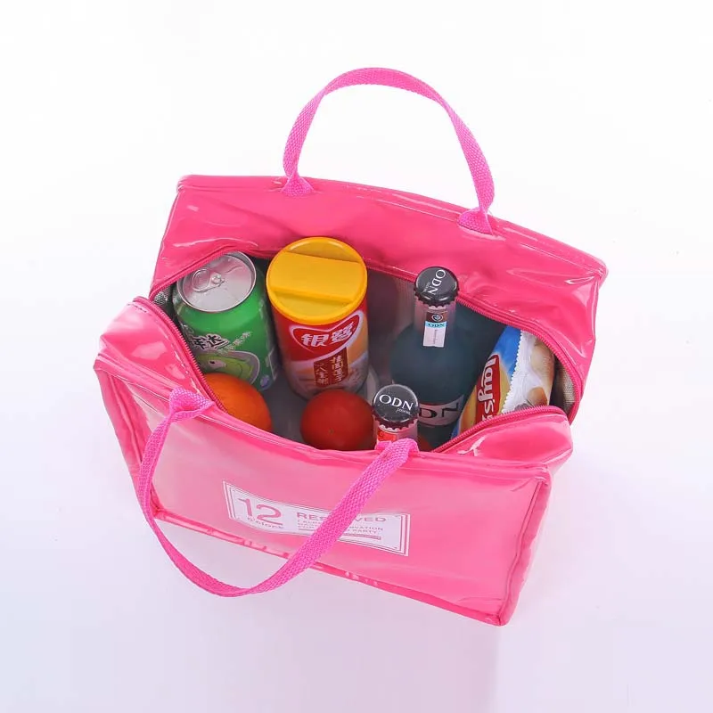 Новая мода PU Портативный изолированные сумка Термальность Еда Пикник бутылка для завтрака сумки Для женщин дети Для мужчин Cooler Tote обед коробка с термоизоляцией сумка