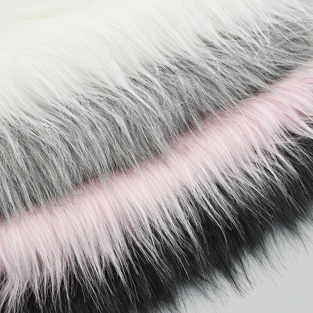 

50x80cm Soft Imitation Fox Fur Long Pile Clothing Plush Fabric Diy Artificial Fabric Home Textile Sewing Materials