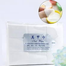 200pcs/pack Disposable Nail Soft Hard Clean Wipes Environmental Cotton Remover Nail Tools Art Polish Cleaner Wipe Cotton Paper