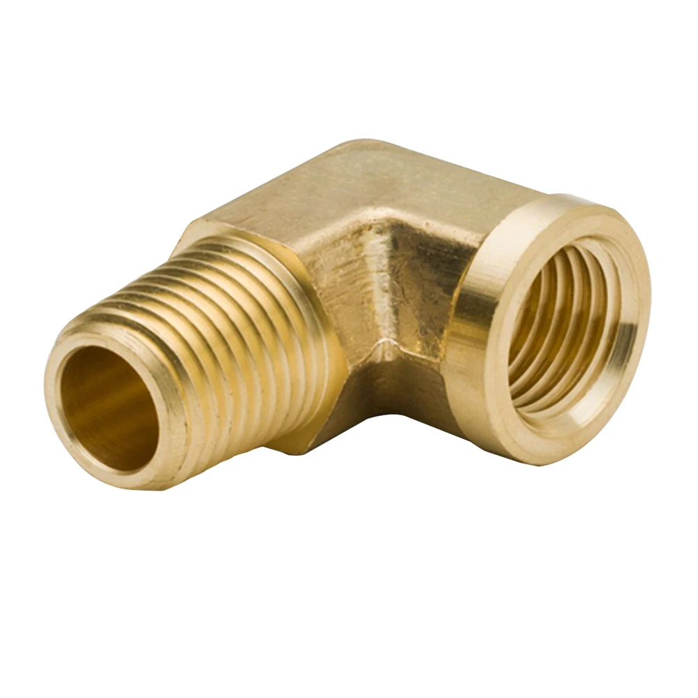Brass Pipe Fitting 90 Degree Forged Street Elbow G1/2 Male x G1/2 Female 