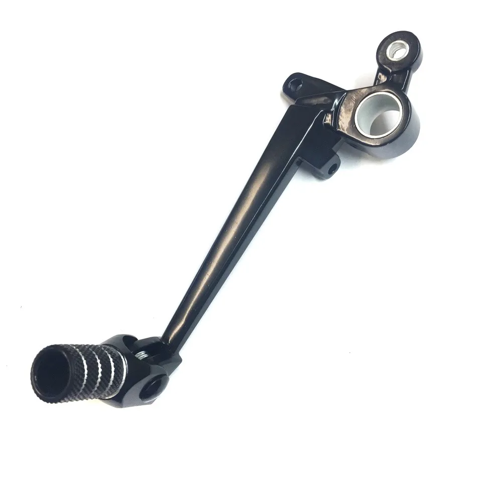 

Aftermarket free shipping Motorcycle Black High Tensile Strength Aluminum Foldable Rear Brake Pedal Foot Lever black
