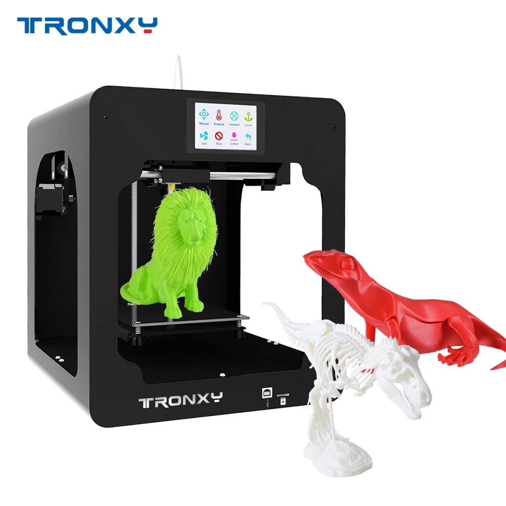 

Tronxy C2 Desktop High Precision 3D Printer DIY Kits with Touch Screen for Children Students Gift with 250g Filament Sample