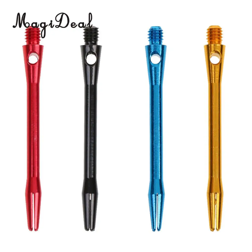 

MagiDeal 100% New 10 Pcs 53mm 2BA Screw Thread Aluminum Medium Darts Shafts Harrows Stems Throwing Tool for Indoor Dart Games