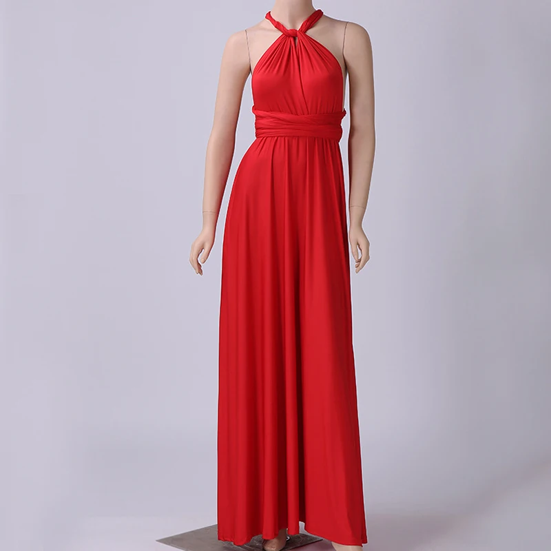 Sexy dress Multiway Wrap Convertible Boho Maxi Club Red Dress Bandage Long Dress Party Bridesmaids Infinity Robe Longue Femme