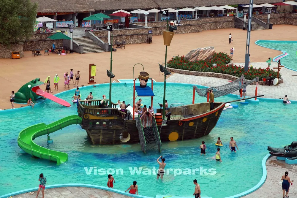pirate ship with slide vison waterparks (3)
