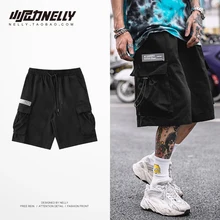 NELLY летние английские шорты милитари мужские повседневные многокарманные рабочие тактические шорты хип-хоп шорты для бега