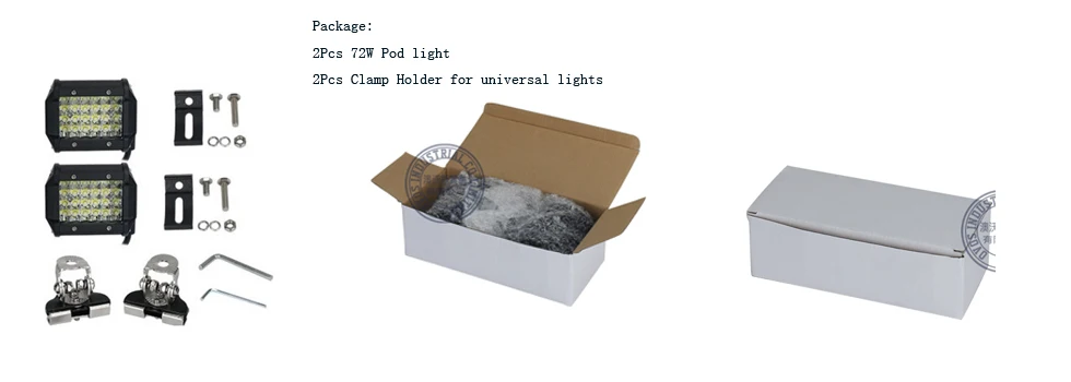 72w pod light package