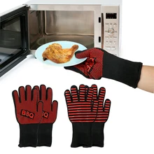 NICEYARD 1 пара перчатка для печи барбекю, гриль кулинарные рукавицы рукавица и прихват для микроволновой печи 500℃ высокая термостойкость теплозащитные