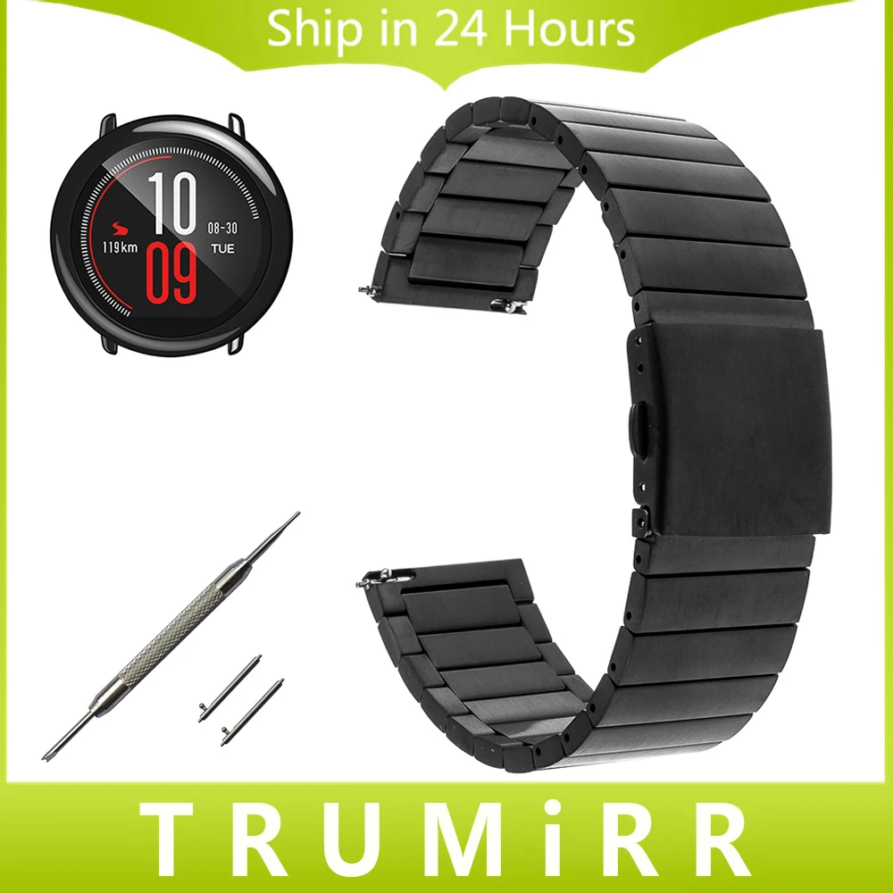 22mm Stainless Steel Watchband Quick Release Strap for