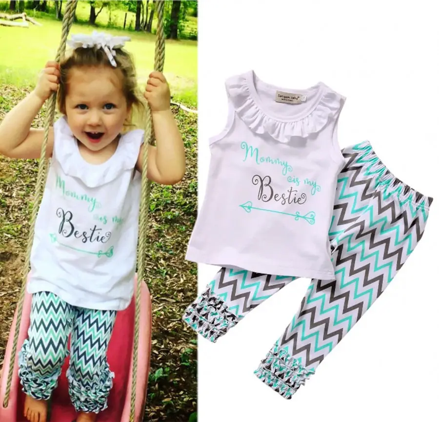 Baby Girl Clothes Set Boutique Toddler Kids Girls Summer Casual