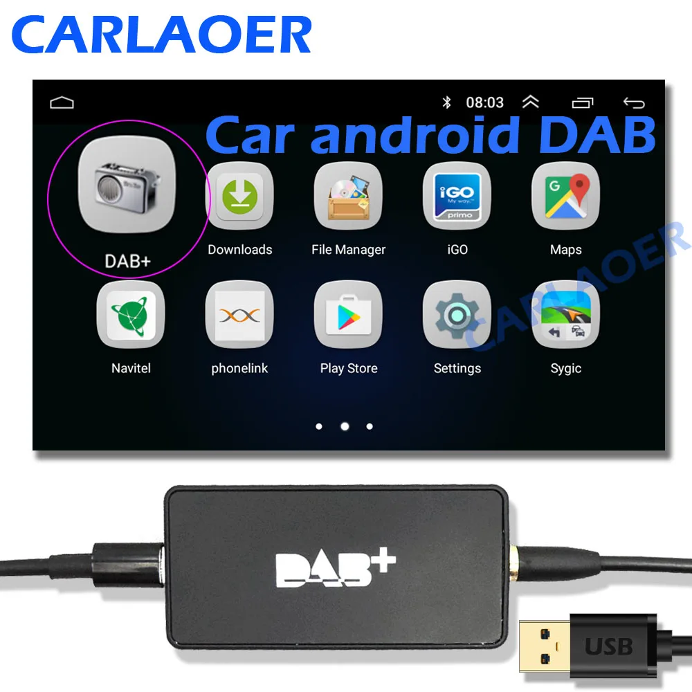 F car android dab