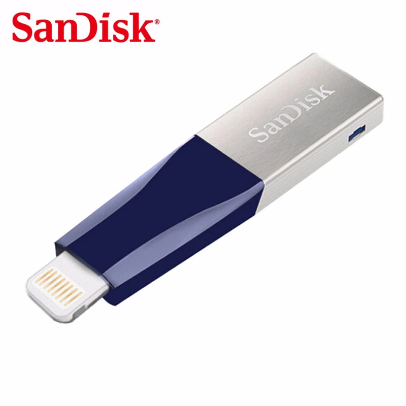 SanDisk USB флеш-накопитель IX40N 128 Гб 64 ГБ флеш-накопитель 32 ГБ iXPand OTG 16 Гб 90 МБ/с./с. USB 3,0 Dual Memory Stick MFi для iPhone/iPad/PC