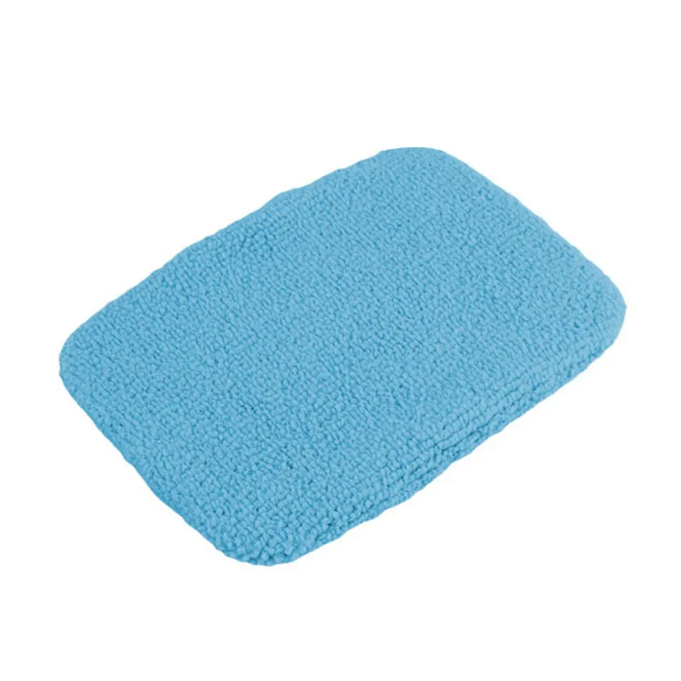 Green/Blue Microfiber Long Handle Car Wash Brush Auto Window Clean Car Window Windshield Cloth Clean Tools Washable Shine Handy - Цвет: Light Blue Cloth