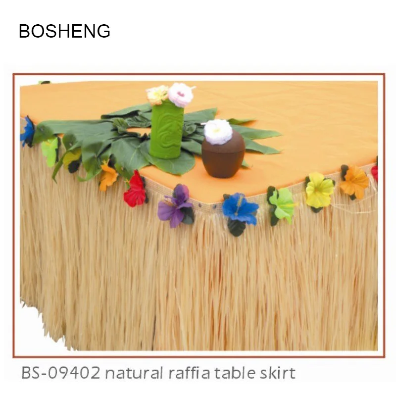 diy grass table skirt