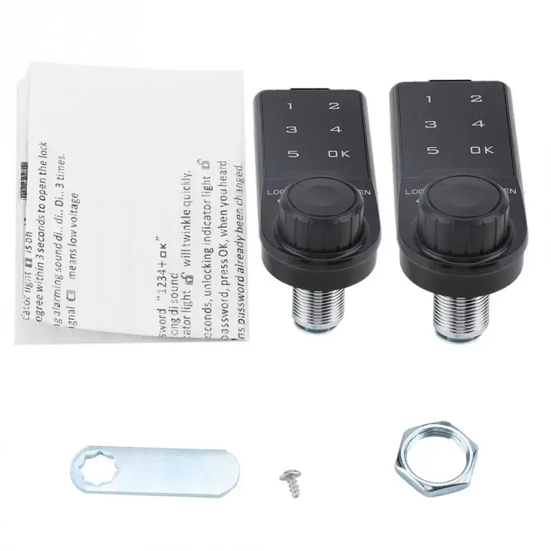 

Touch Keypad Password Key Access Lock Digital Electronic Security Cabinet Coded Locker