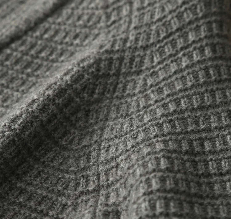 Мужской толстый свитер пальто чистый кашемир вязаный отложной воротник однобортный мужской зима/осень верхняя одежда свитера