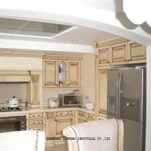 Классическая мебель для кухонного шкафа из цельного дерева(LH-SW030 Классическая мебель для кухонного шкафа из цельного дерева(LH-SW030